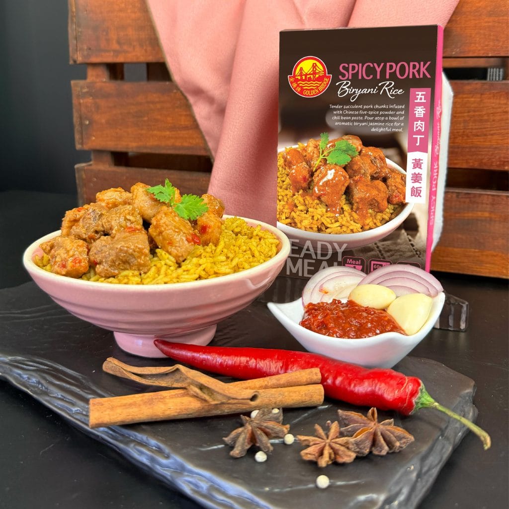 Golden Bridge Spicy Pork with Biryani Rice