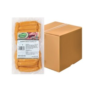 Kizmiq Smoked Chicken Hotdog (3.5 Inches) 1kg Frozen (Halal) - x5 pkts/ctn [B2B]