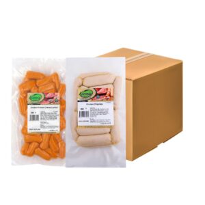 Kizmiq Chicken Chipolata / Smoked Chicken Cheese Cocktail 500g Frozen (Halal) [B2B]