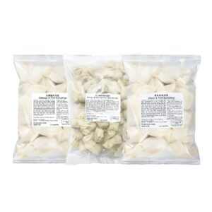 天天Tian Tian Chives/Cabbage & Pork Dumplings / Shrimp & Pork Wanton 1kg Frozen