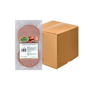 Kizmiq Smoked Turkey Ham (B) Sliced 1kg (3mm thickness) Frozen (Halal) - x10 pkts/ctn [B2B]